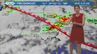 New Orleans Weather: Heavy storms possible late Monday