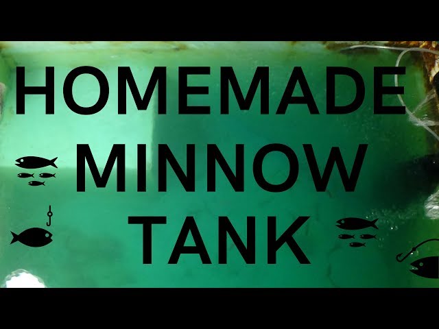 Homemade minnow bait tank..  Homemade minnow tank by yours truly!😁 Think  this is going to be the ticket.. ps.. if you try this on your own don't use  an 1800gph pond