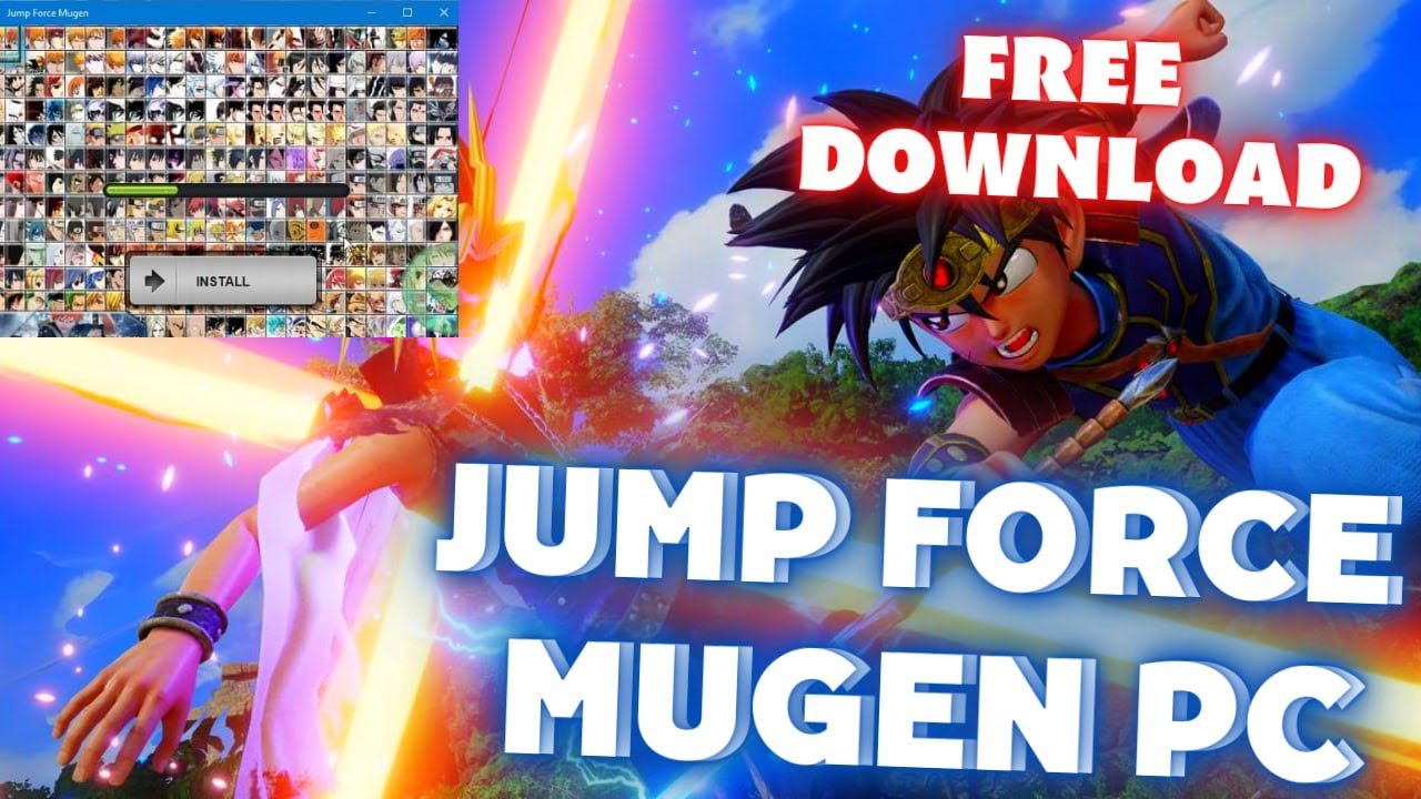 JUMP FORCE MUGEN V9 BY DARK NIGHT PC E ANDROID COM QUASE 1000 CHARS - O  MELHOR MUGEN DE ANIMES! 