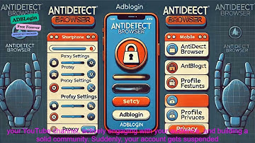 ADBLogin Bao ve tai khoan YouTube khoi bi khoa voi Antidetect Browser