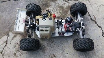 TEST XE TỰ CHẾ CHẠY BẰNG MÁY CẮT CỎ P2 | XE ĐIỀU KHIỂN TỰ CHẾ | KHOA RC Q2