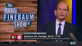 01/09/2018 SECN segment - Cecil Hurt on Alabama's Championship Game Win (HD)