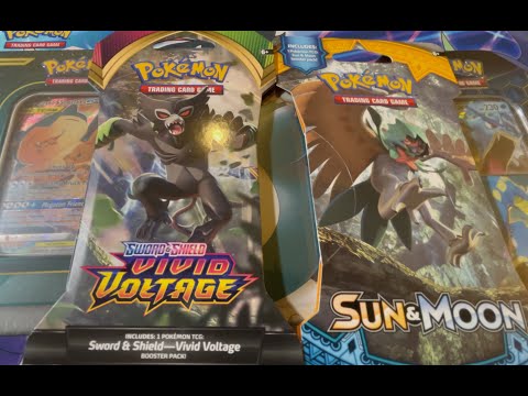 Hunting for FAT PIKACHU and SHINY CHARIZARD: Opening Pokemon Cards: Vivid Voltage, Hidden Fates, etc