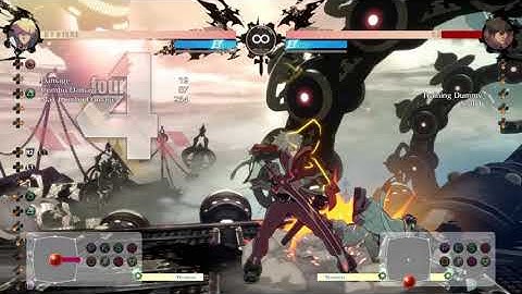 GGST Open Beta 2 Ky 6P Starter Midscreen Wallbreak Combo