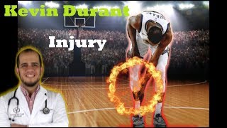 Doctor reacts to Kevin Durant Calf injury\/Achiles Injury ( update confirmed achiles)