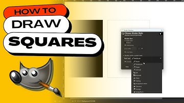 How to Draw Clean Squares and Rectangles in GIMP