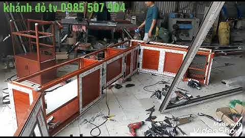 Xem video này là các bạn có thể tự làm một trạn nhôm hệ 55 chắc chắn,đẹp,bền. chúccác bạn thành công