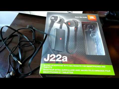 JBL J22a Earphones!