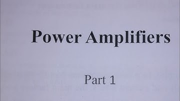 power Amplifier part1//المثال الأول إيجاد Pi & Po & Effciency//هندسة اتصالات المرحلة الثانية