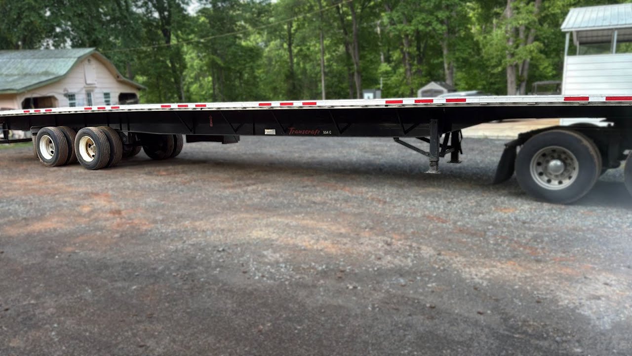 2020 Transcraft 53ft Flatbed Trailer **TOOLBOX**
