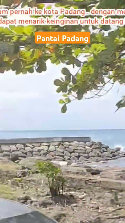 Pantai Padang yang indah @ar-ridhochannel #pantai #padang #pantaipadang