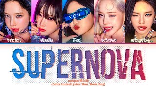 [KARAOKE]aespa 'Supernova' (5 Members) Lyrics|You As A Member