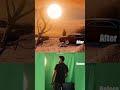 VFX Breakdown #beforeandafter #greenscreen #vfx