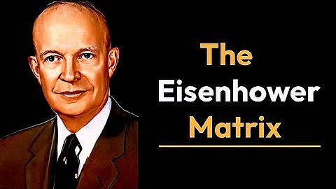 Eisenhower Matrix | Time management tools