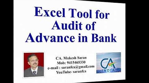 Excel Tool for Bank Audit Part2 (final)