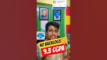 No Backlogs🚫9.3 CGPA😍#makaut #shorts #viral #btech
