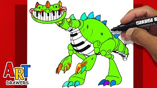 How To Draw PIANOSAURUS - Poppy Playtime 5 !