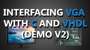 [Xilinx FPGA] VGA in C/VHDL [Demo][ver2]