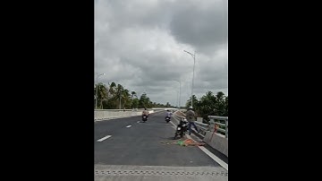 Thả dốc xuống cầu rạch Miễu 2 gần tới cầu Xoài Hột #shorts #caurachmieu2