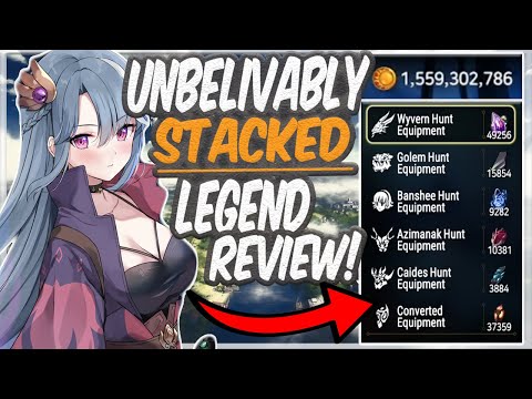 INSANE Legend Account Review! (1.5 Billion Gold, All Imprints MAX) [Epic Seven] ft. Wolfchild