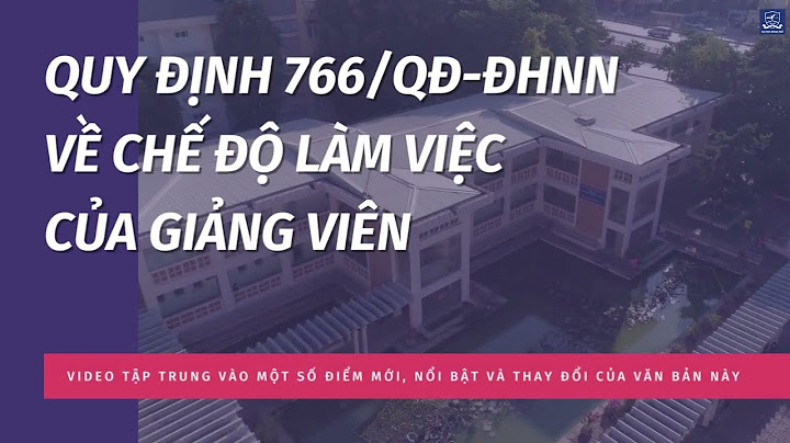 Quy định về đánh giá giảng viên