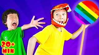 Rainbow Lollipop Song | Colors Song + More Nursery Rhymes and Kids Songs