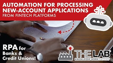 Processing Fintech-Originated New-Account Applications: Bank & Credit Union AI & Automation