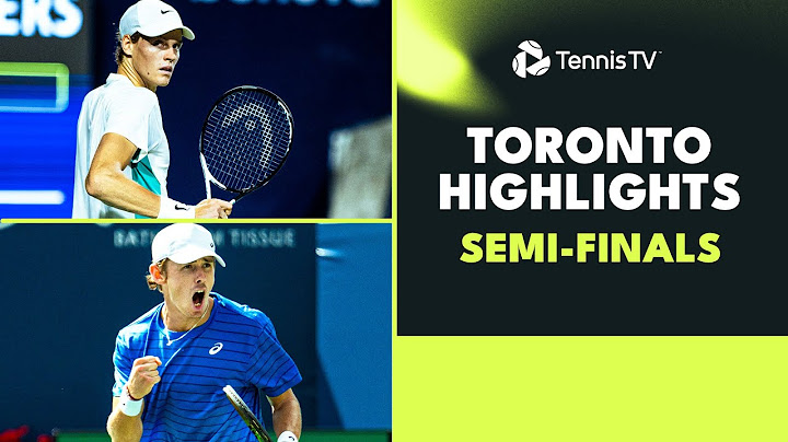 Sinner Faces Paul; De Minaur Plays Davidovich Fokina | Toronto 2023 Highlights Semi-Finals