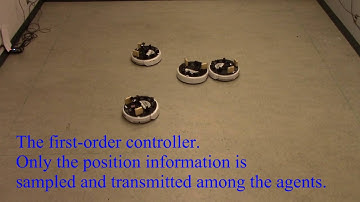 Non-uniform Sampling Cooperative Control on a Group of Two-wheeled Mobile Robots