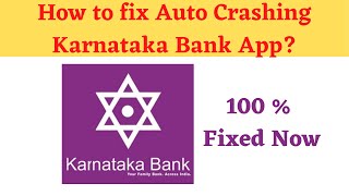 Fix Auto Crashing Karnataka Bank App/Keep Stopping App Error in Android Phone|App stopped on Android screenshot 1