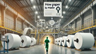 MIND-BLOWING Paper Factory Secrets Revealed | How Paper Is Made