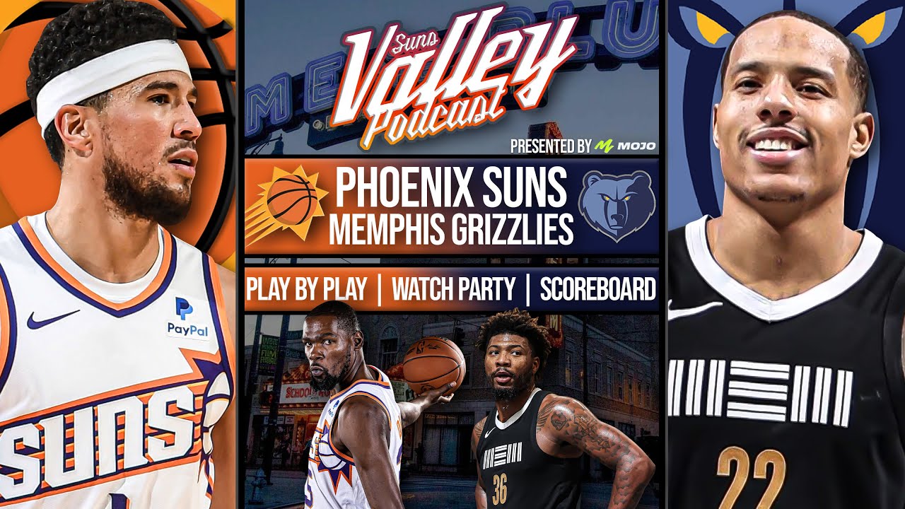 Phoenix Suns vs Memphis Grizzlies | LIVE Reaction | Scoreboard | Play ...