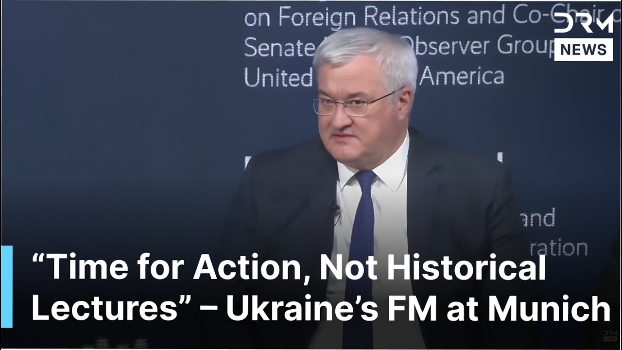 Ukraine FM Sybiha: “No Peace at Cost of Sovereignty” – Munich Security Conference Panel | AC1F