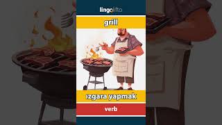 Grill - Izgara Yapmak Learn English İngilizce Öğrenelim Vocabulary Builder