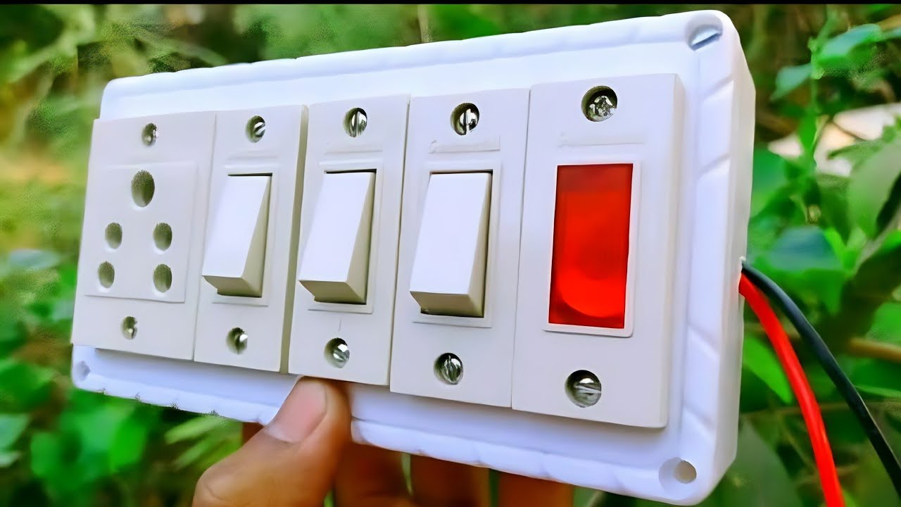 How to give connection of electric board / How to makes Switch board ...