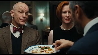Burn After Reading 2008 - Home Party Chevre Scene George Clooney John Malkovich Tilda Swinton
