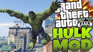 GTA 5 PC Mods - The Incredible Hulk Mod! Hulk Vs Abomination (GTA 5 Funny Moments)