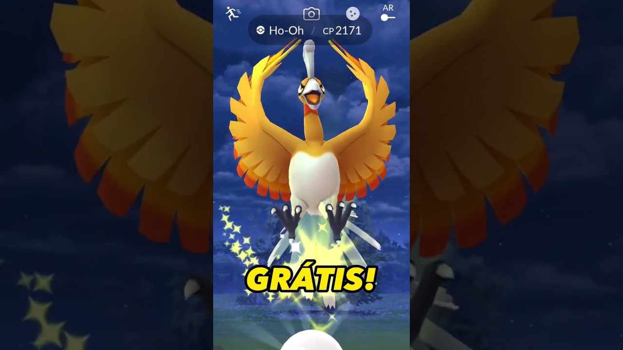 Ho-oh Shiny no Pokémon Go! Como pegar pokémon lendário shiny no