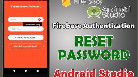 Forgot Password or Reset Password (Explained)|| Firebase Authentication|| With Source Code