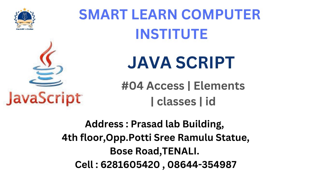 Javascript- Access | Elements | classes | id - YouTube