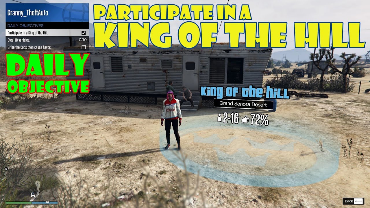 PARTICIPATE IN A KING OF THE HILL 2023 - DAILY OBJECTIVE GUIDE 
