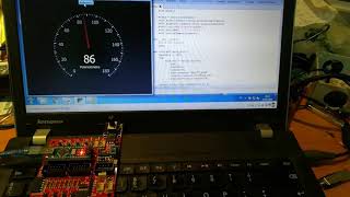 Multiplatform SCADA using Python QML connected at an Arduino (running on Windows)