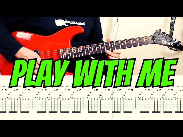 Play With Me by Extreme TAB (100% ACCURATE) - MasterThatSolo! #4 [ANIMATED TAB] class=