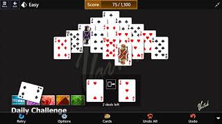 Microsoft Solitaire Collection - Pyramid | Daily Challenge August 29th 2021