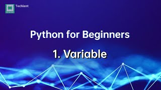 Python for Beginners 01 | Variables