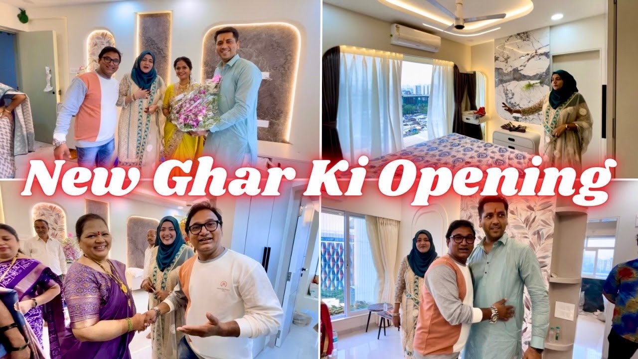 |• New Ghar Ki Opening 🏠 | Designer Home Tour | {AFREEN DASTARKHWAN} Vlog 2025 •|