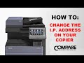 How To Change The IP Address On A Kyocera Copystar Copier