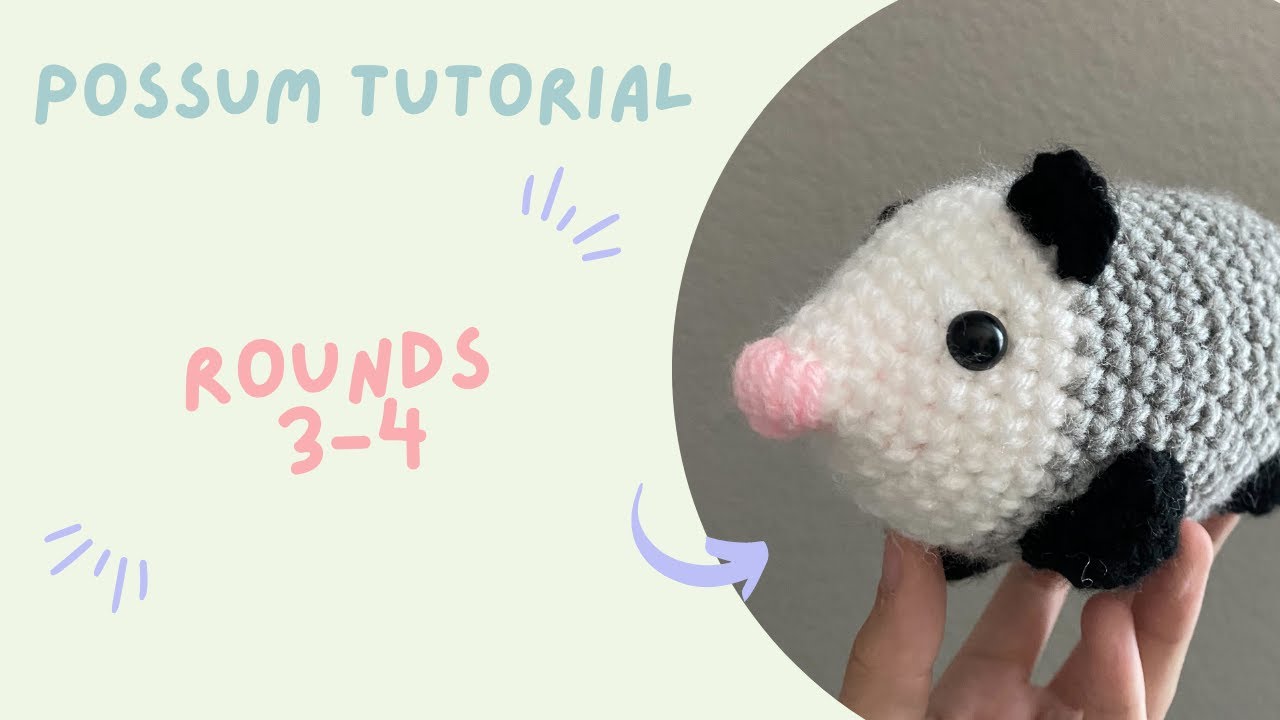 Crochet Possum / Opossum Kit – Lousy Llama