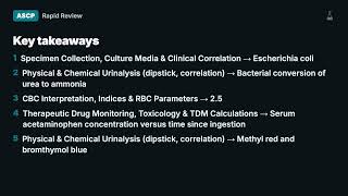 ASCP Rapid Review 2026 — Top 20 Must-Know Before the Exam