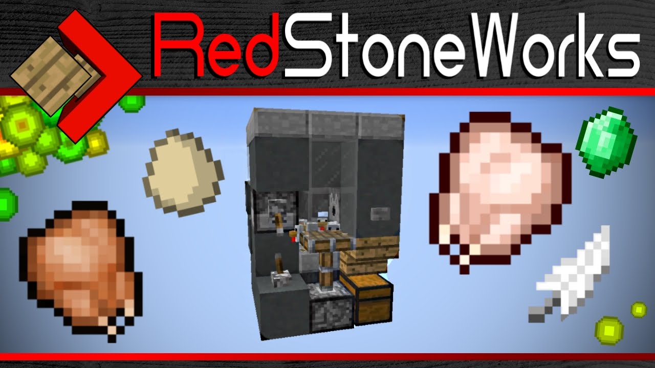 AllinOne CHICKEN XP Farm Fully Automatic Minecraft 1.9 1.12